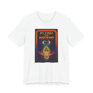 FLUSH TO ASCEND — PLURTZY Retro Cosmic Toilet Tee